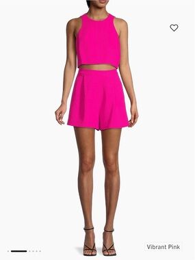 NWOT Black Halo two piece Sanibel romper